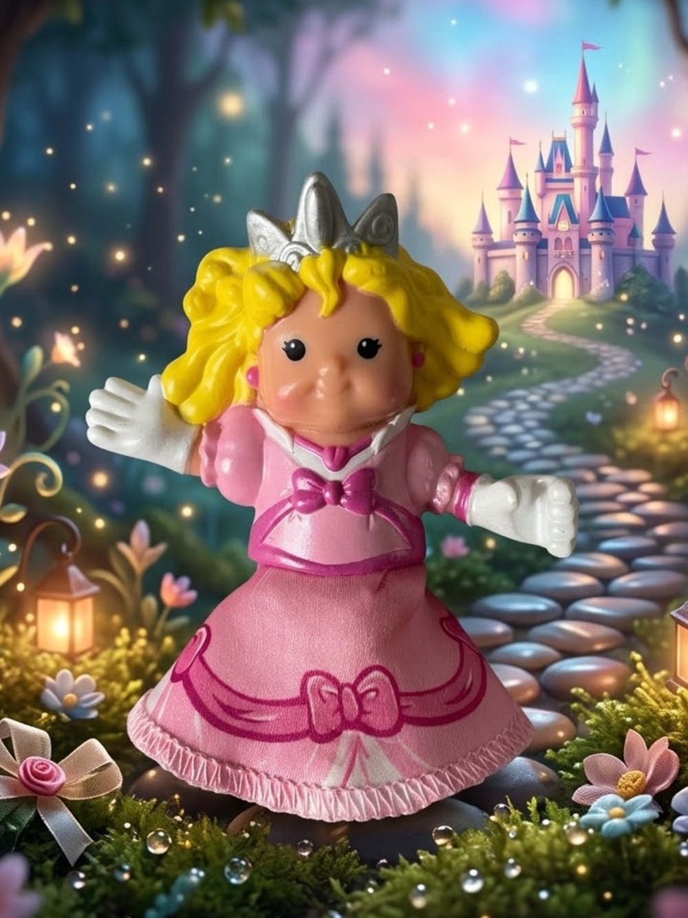 Little People Dance'n Twirl Palace Articulated Bendable Princess